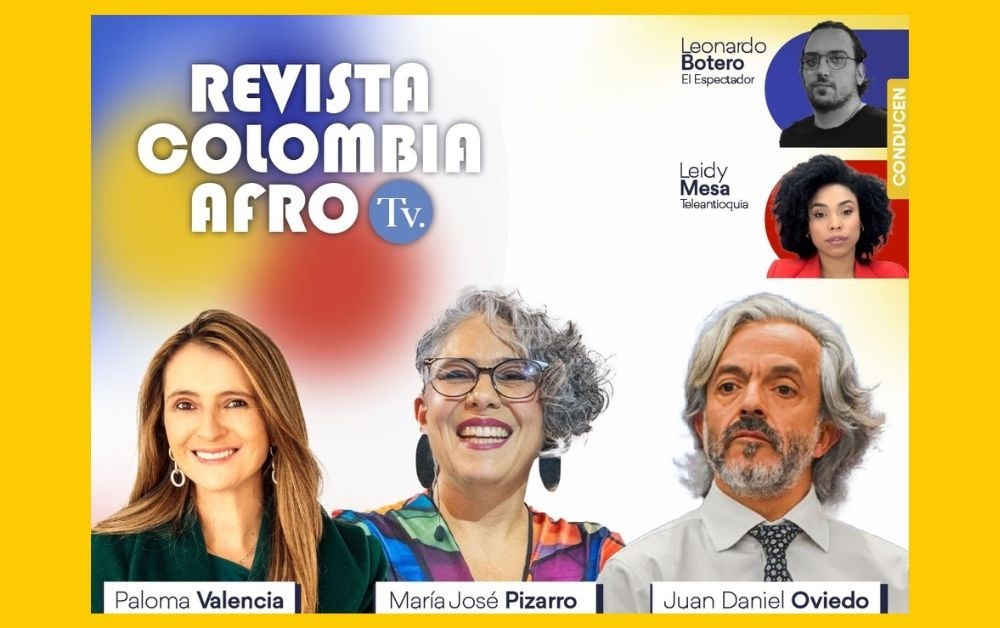 @PalomaValenciaL, @PizarroMariaJo y @JDOviedoAr en streaming de precandidatos ante población afro en @elespectador, 24sept