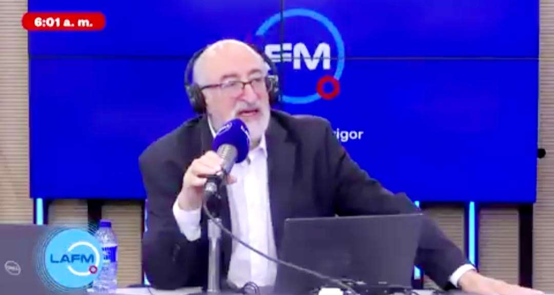 Corté con La FM por Lozano