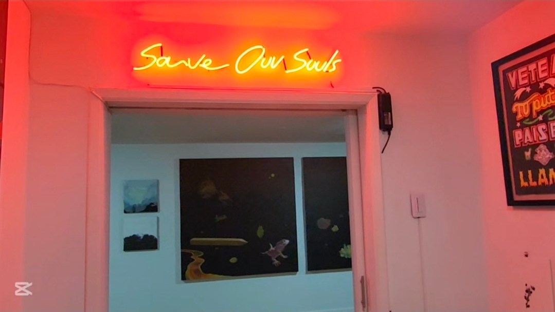 En el estudio del artista Nicolás Cadavid