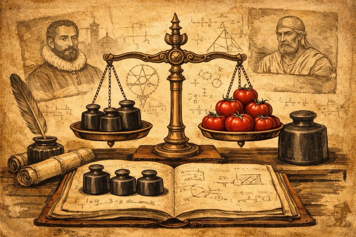 Cómo pesar todo con casi nada. Un acertijo de 800 años