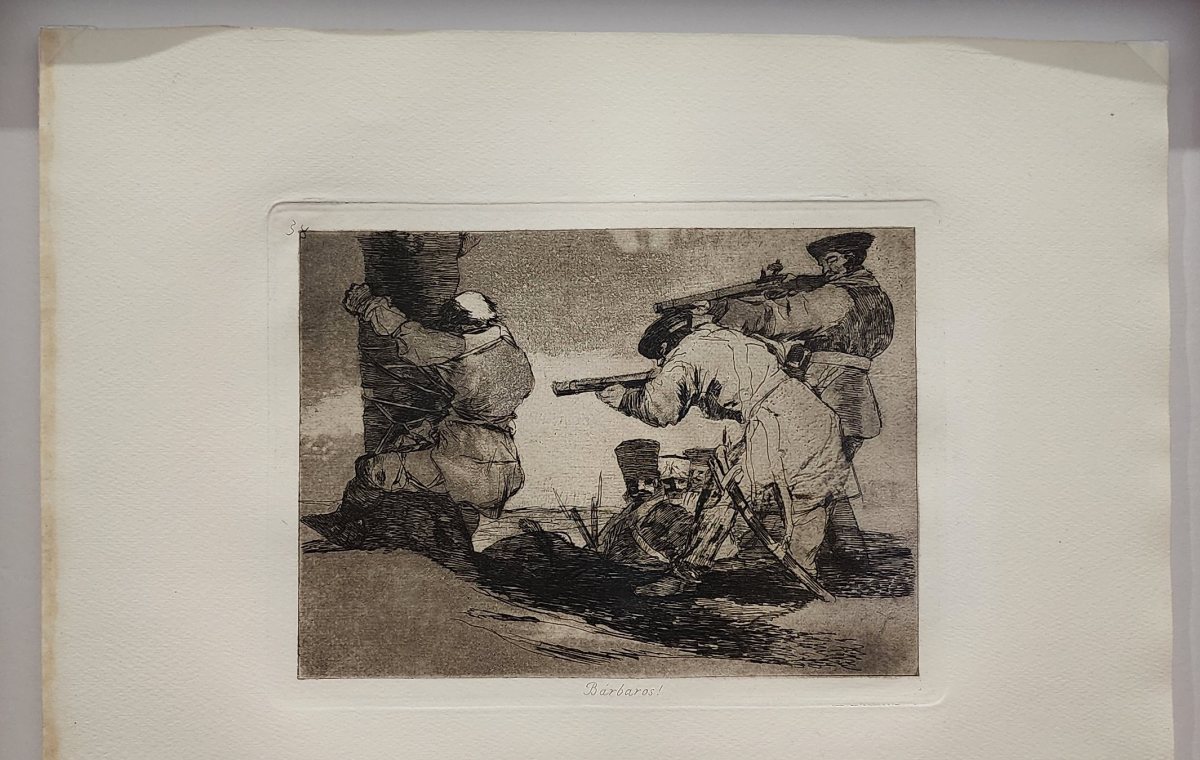 “Los desastres de la guerra”, grabados de Goya, llegan a Fragmentos