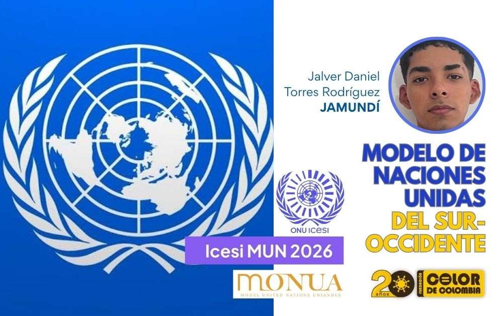 El pilo de Jamundí que será embajador en el Modelo de Naciones Unidas del suroccidente colombiano | Fundación Color de Colombia